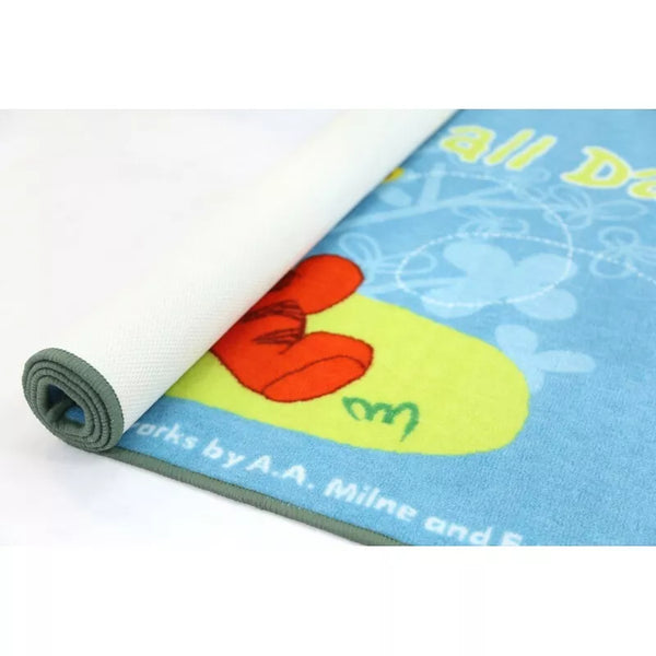 Winnie the pooh play all day kids rug - mrrugs.com.au
