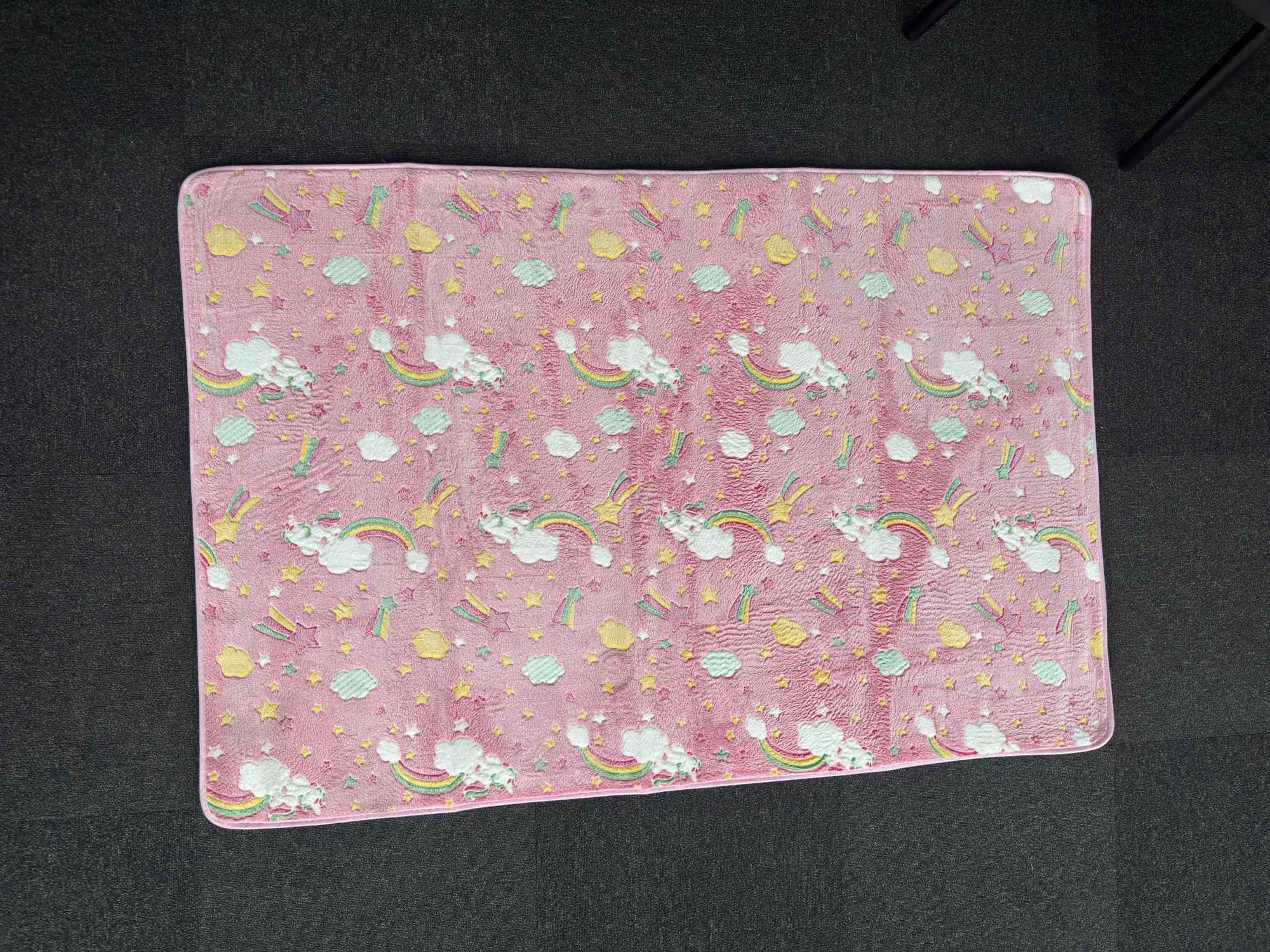Magical Unicorn & Rainbow Kids Rug