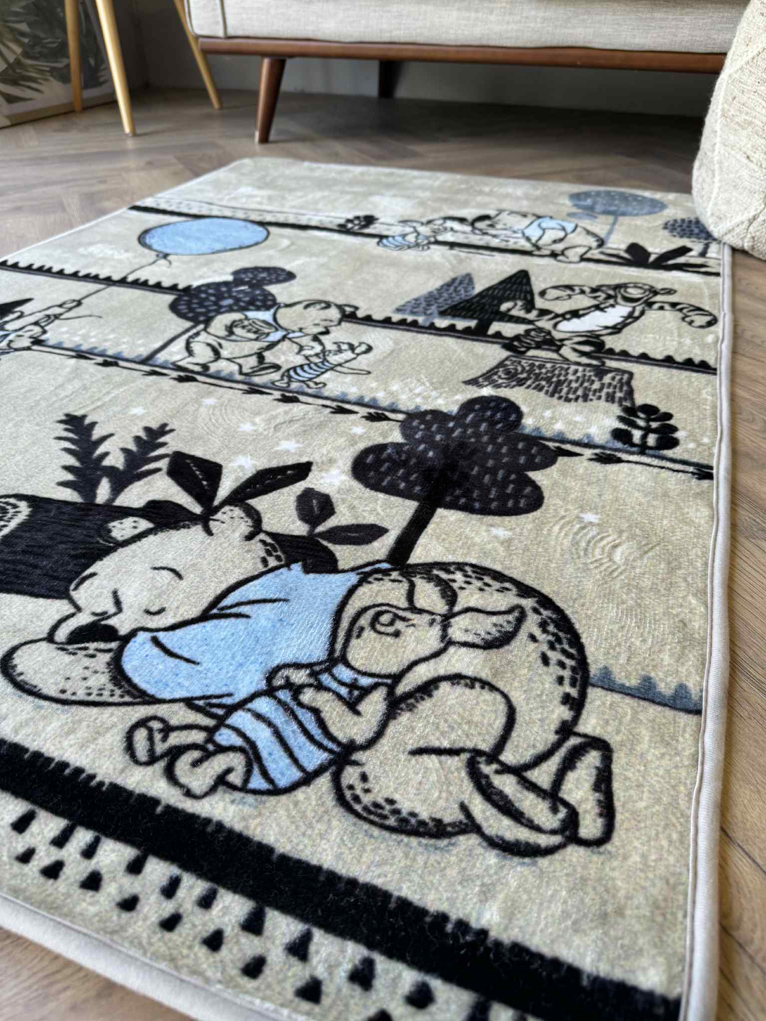 Woodland Adventures Kids Rug – Playtime Animal Friends