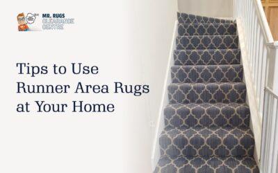 Tips to Use Runner Area Rugs at Your Home